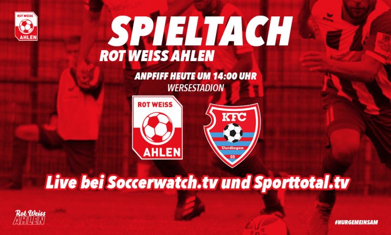 Rot Weiss Ahlen gegen KFC Uerdingen 05