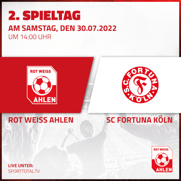 Rot Weiss Ahlen gegen SC Fortuna Köln