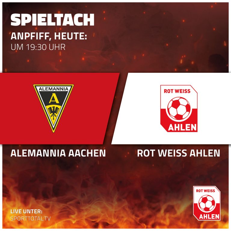 Spieltach: Alemannia Aachen gegen Rot Weiss Ahlen