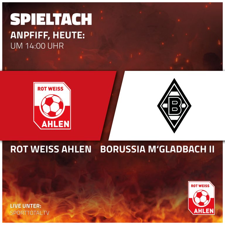 Spieltach: Rot Weiss Ahlen gegen Borussia M’Gladbach II