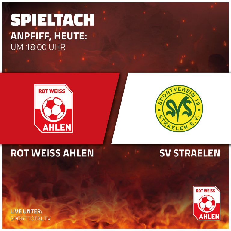 Spieltach: Rot Weiss Ahlen gegen SV Straelen