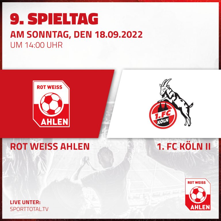 Rot Weiss Ahlen gegen 1. FC Köln II