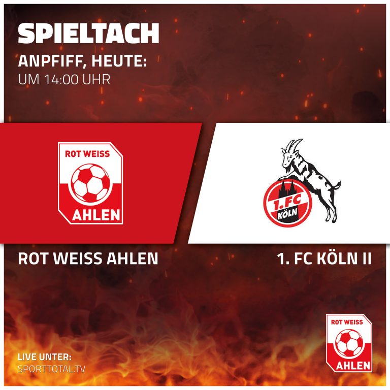 Spieltach: Rot Weiss Ahlen gegen 1. FC Köln II