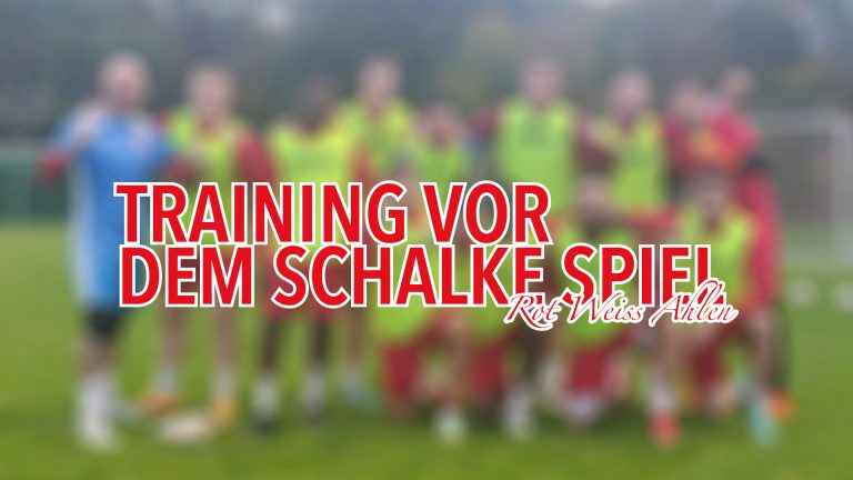 Training vor dem Schalke Spiel