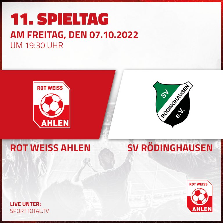 Rot Weiss Ahlen gegen SV Rödinghausen