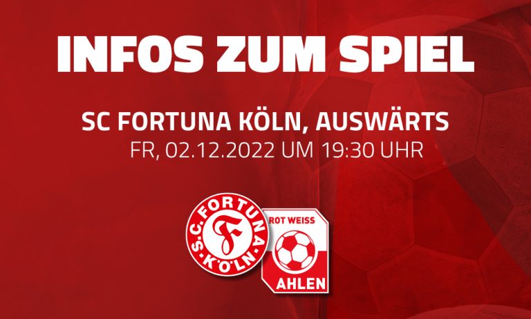 Infos zum Spiel gegen Fortuna Köln