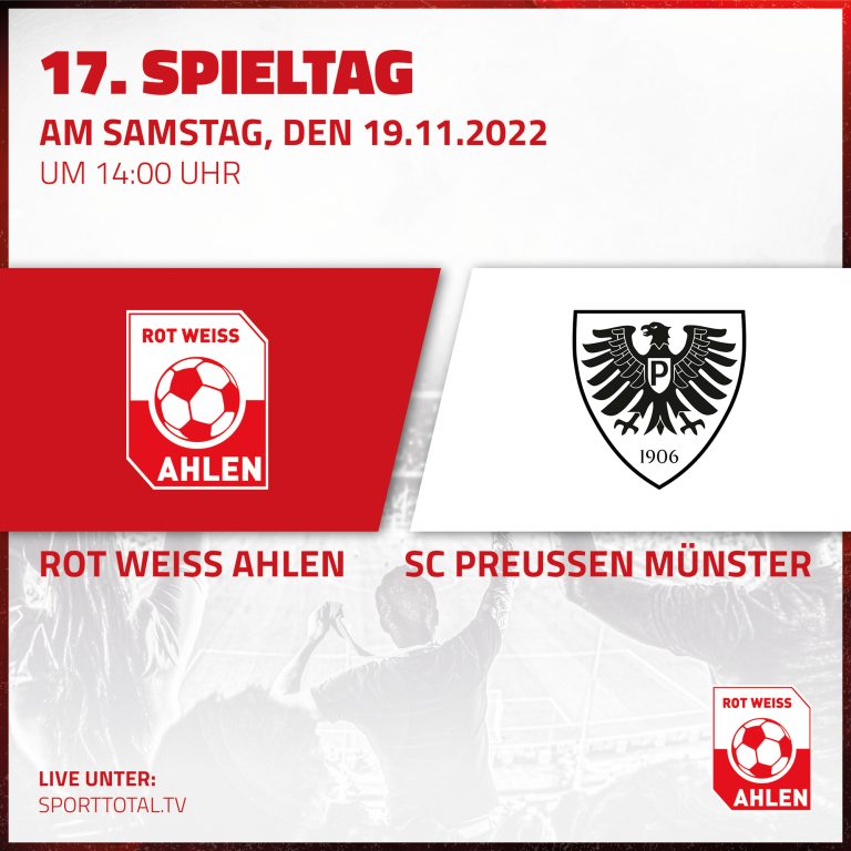 Rot Weiss Ahlen gegen SC Preußen Münster