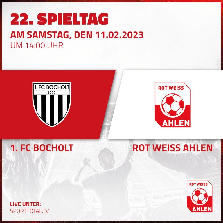 1. FC Bocholt gegen Rot Weiss Ahlen