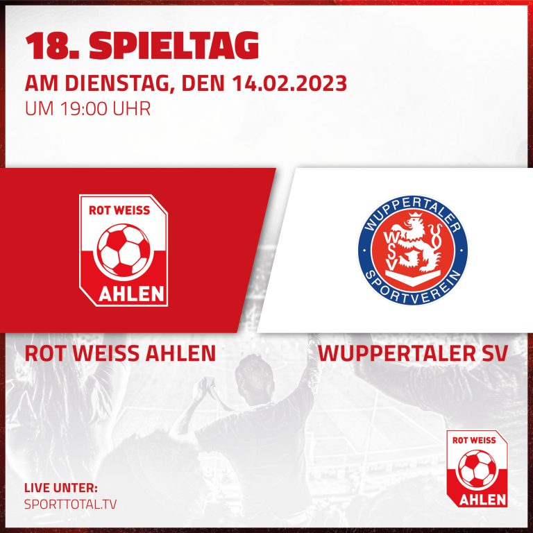 Rot Weiss Ahlen gegen Wuppertaler SV