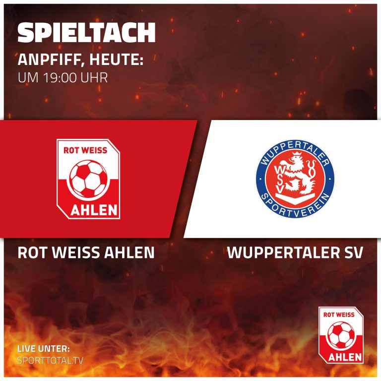 Spieltach: Rot Weiss Ahlen gegen Wuppertaler SV