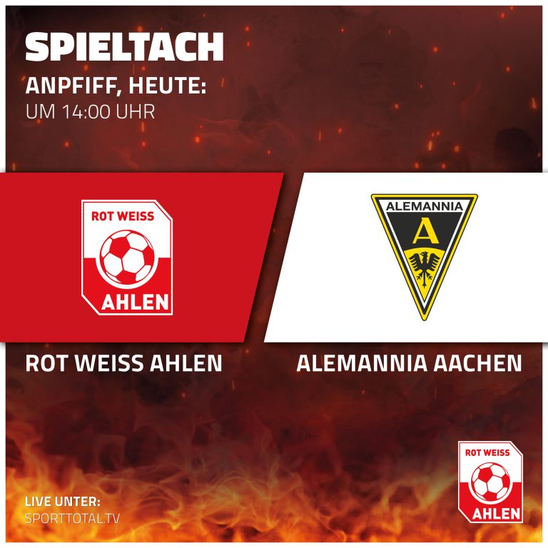 Spieltach: Rot Weiss Ahlen gegen Alemannia Aachen