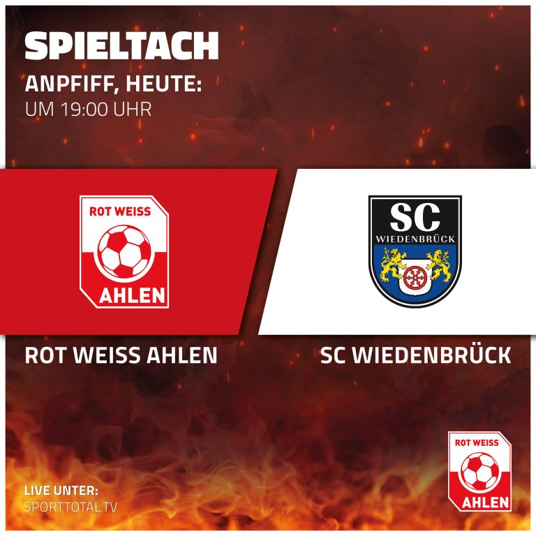 Spieltach: Rot Weiss Ahlen gegen SC Wiedenbrück
