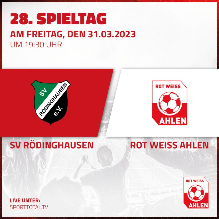 SV Rödinghausen gegen Rot Weiss Ahlen