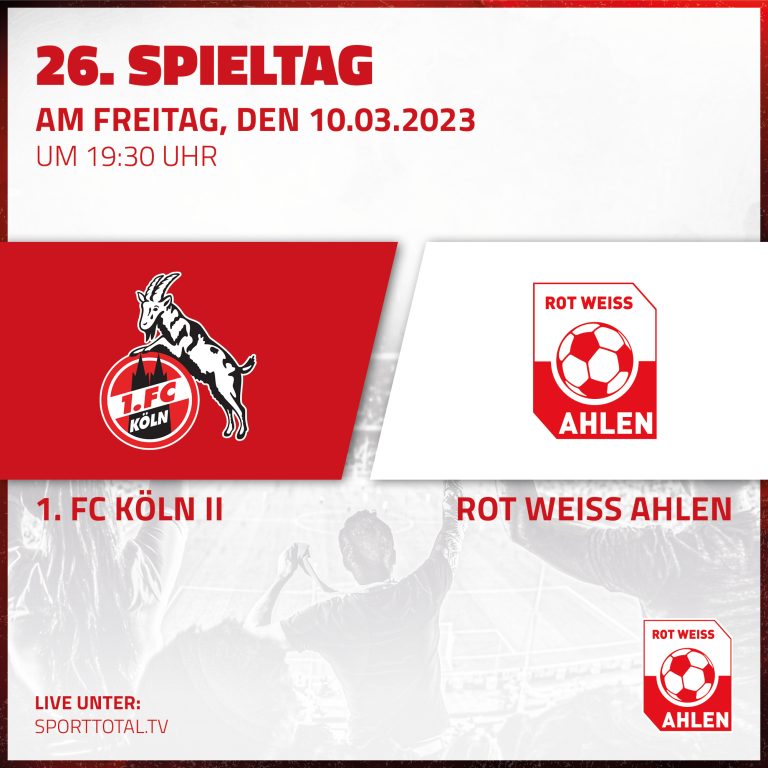 1. FC Köln II gegen Rot Weiss Ahlen