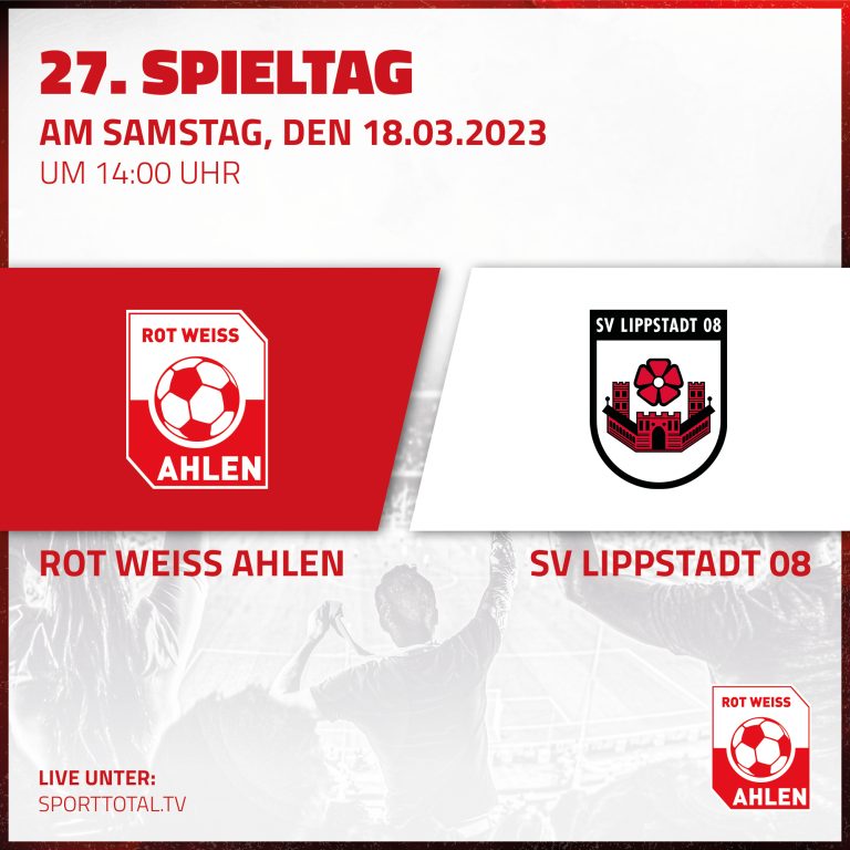 Rot Weiss Ahlen gegen SV Lippstadt 08