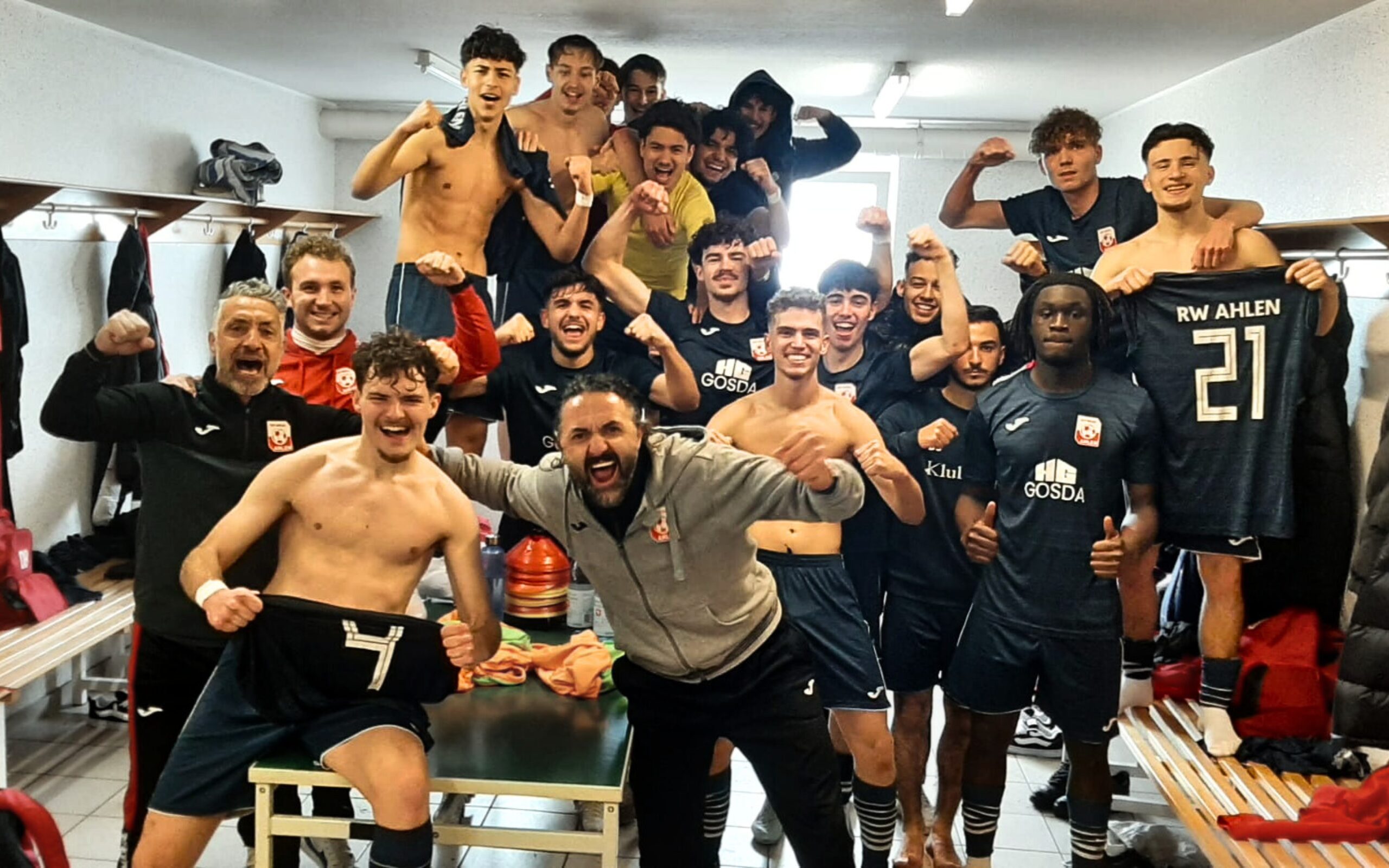 U19 von Rot Weiss Ahlen zieht ins Viertelfinale des Westfalenpokals ein
